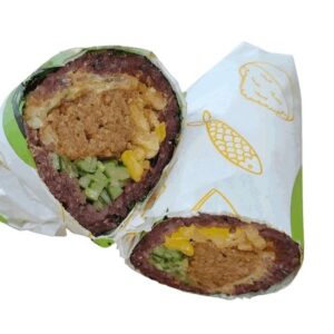 Veg sauce rice roll (V) 素烤腸飯糰
