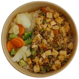 Veg Mapo Tofu Rice (V) 素麻婆豆腐